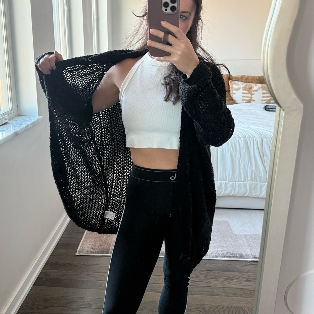 Talula Black Knit Cardigan - Picture 3 of 6